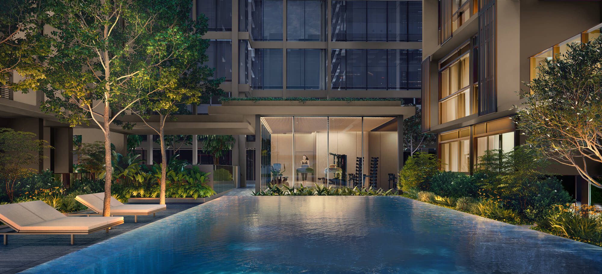One Sophia Azure Pool and Gymnasium