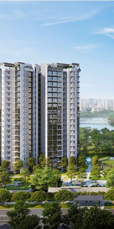 The LakeGarden Residences Day Aerial View